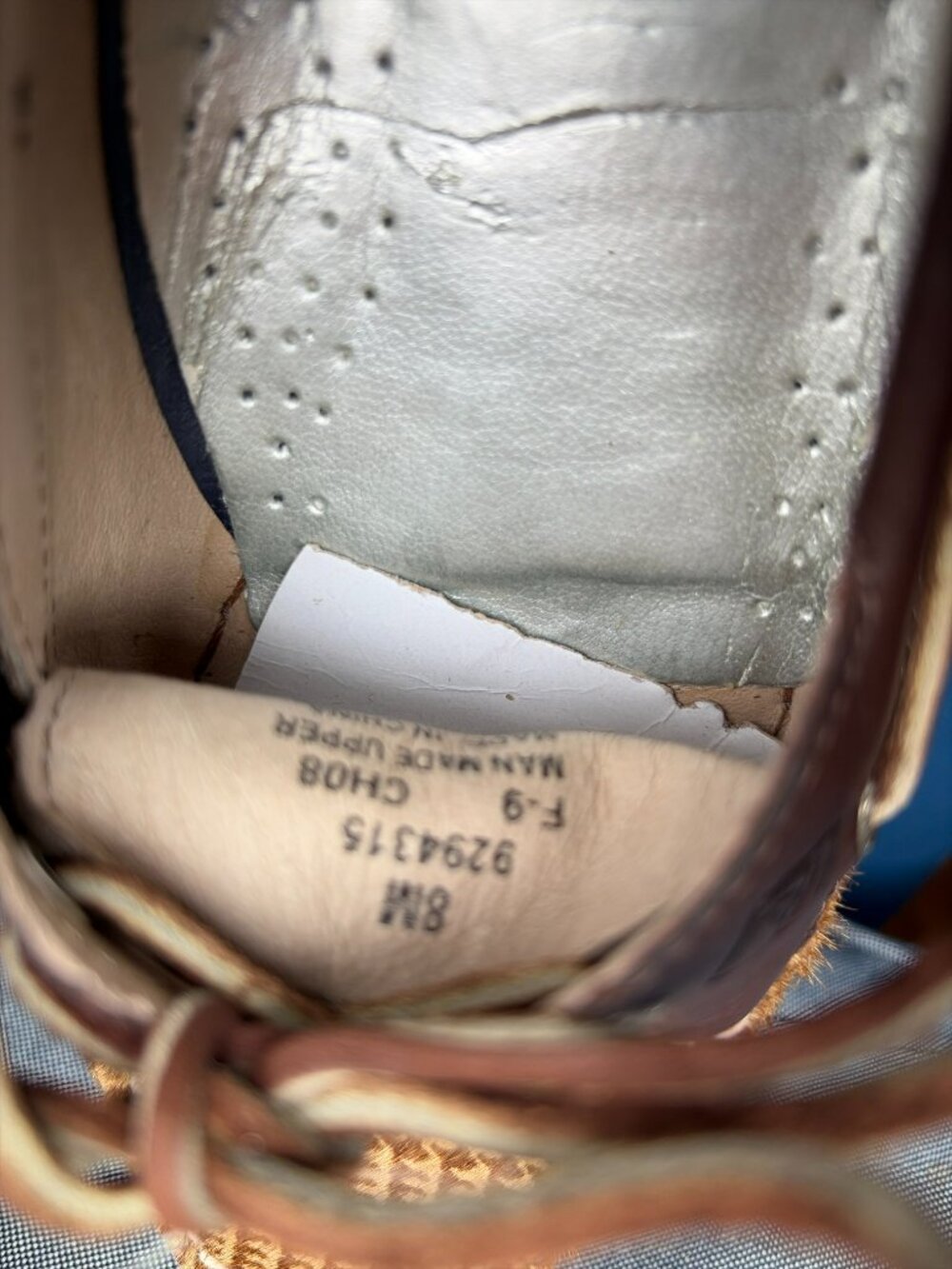 Sperry Top-Sider Authentic Original Faux Fur Houndstooth Plaid Boat Shoes size 8 - Picture 11 of 11